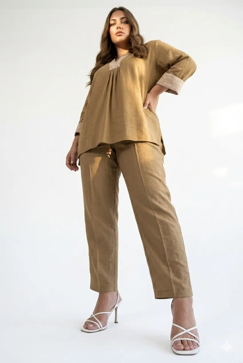 Pantalone con bustino elastico DORABELLA PIU'