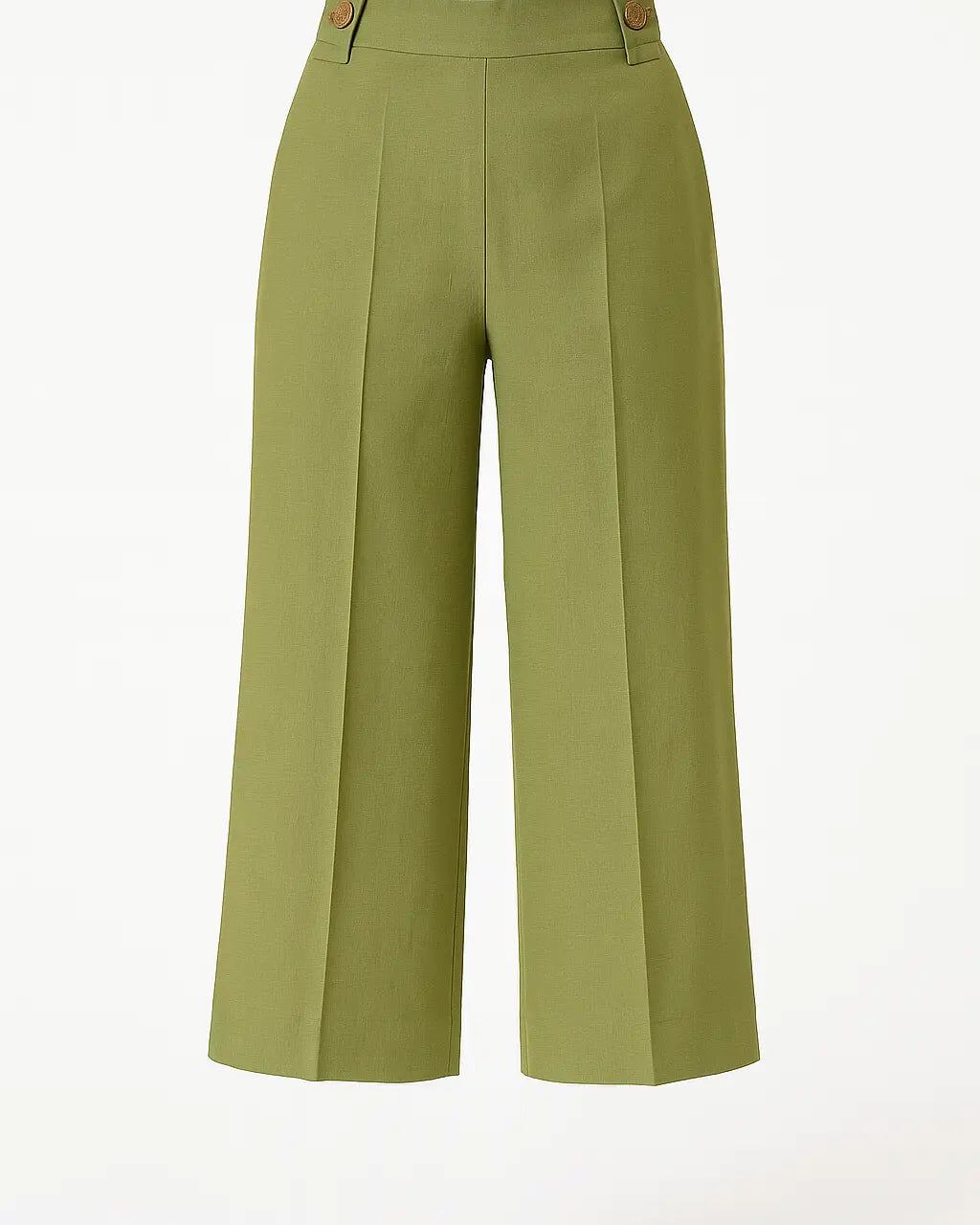 Pantalone con retro bustino elastico e passanti frontali con bottoni DORABELLA PIU'