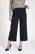 Pantalone comfy cropped con vita elastica NERO DORABELLA