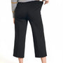 Pantalone comfy cropped con vita elastica NERO DORABELLA