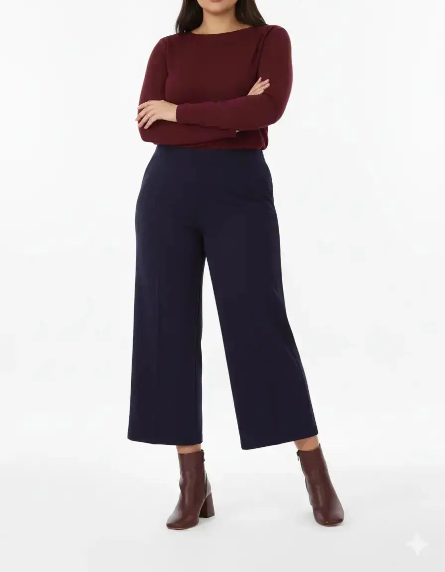 Pantalone cropped con bustino elastico - Comfy® DORABELLA