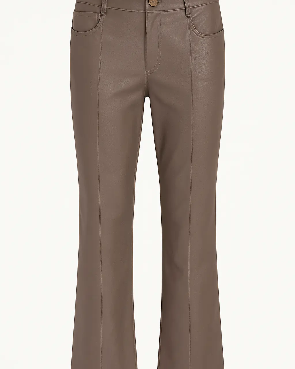 Pantalone eco pelle in tinta unita DORABELLA