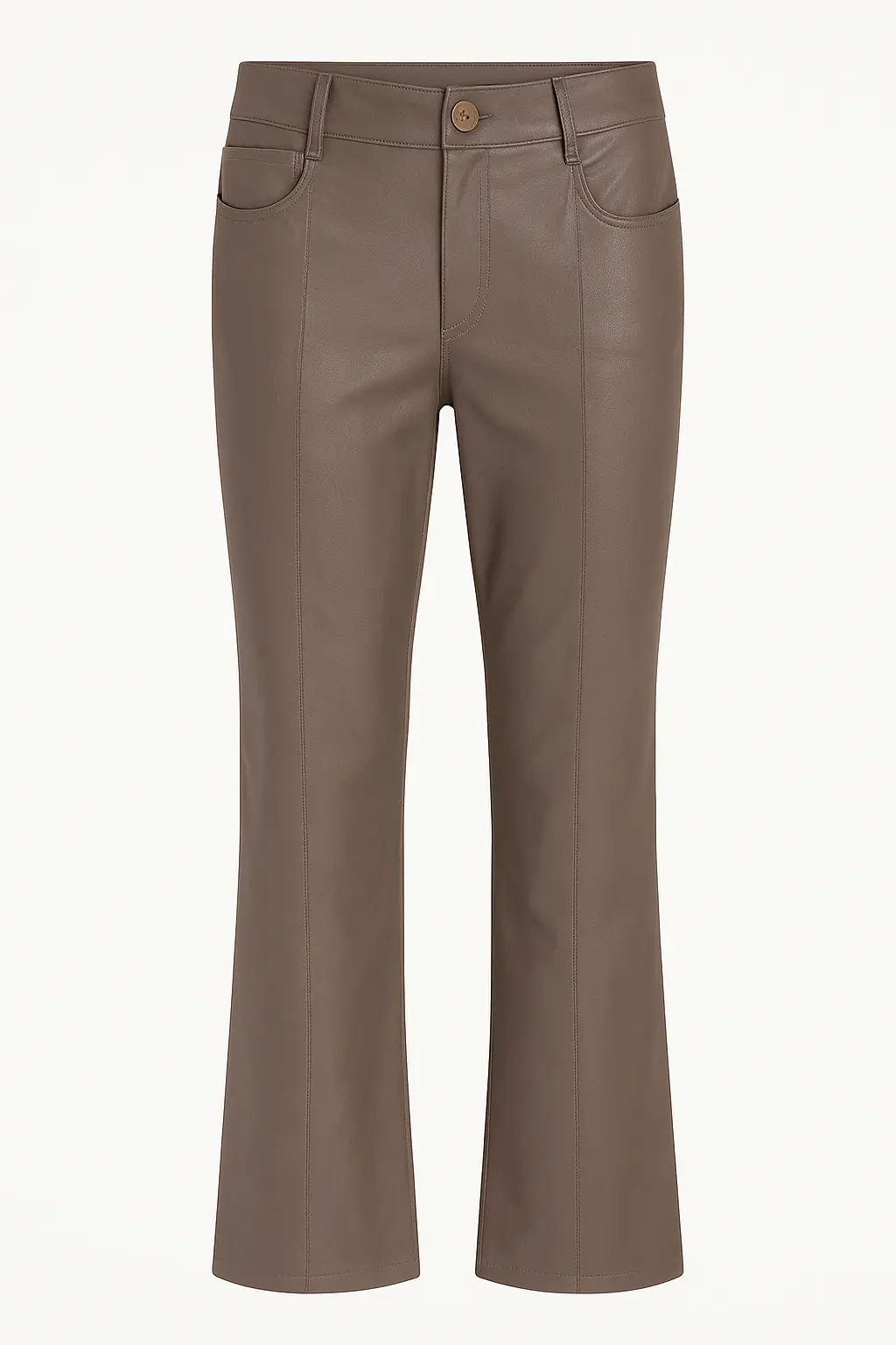 Pantalone eco pelle in tinta unita DORABELLA