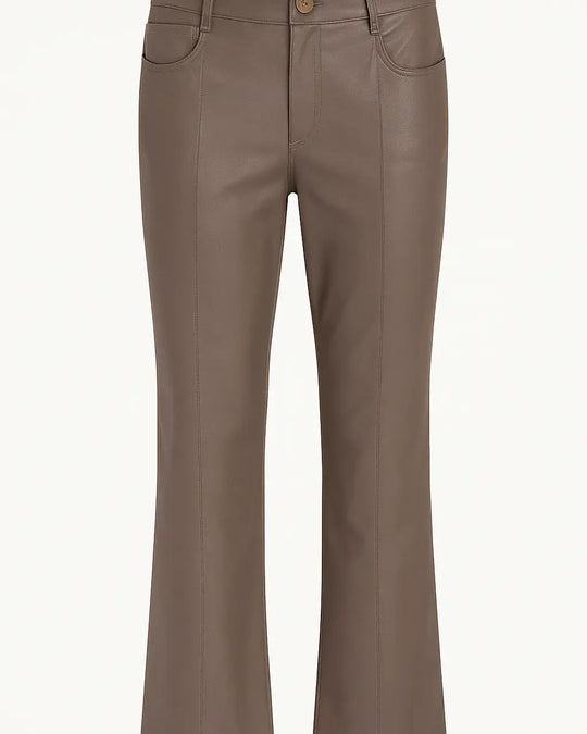 Pantalone eco pelle in tinta unita DORABELLA