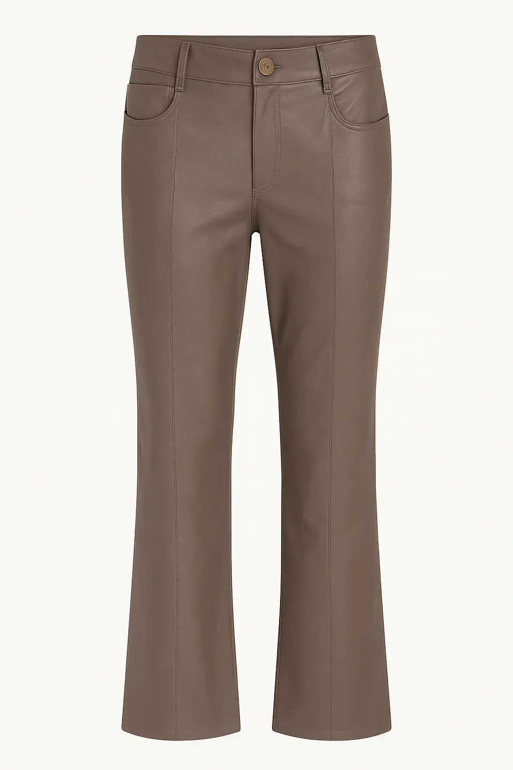 Pantalone eco pelle in tinta unita DORABELLA