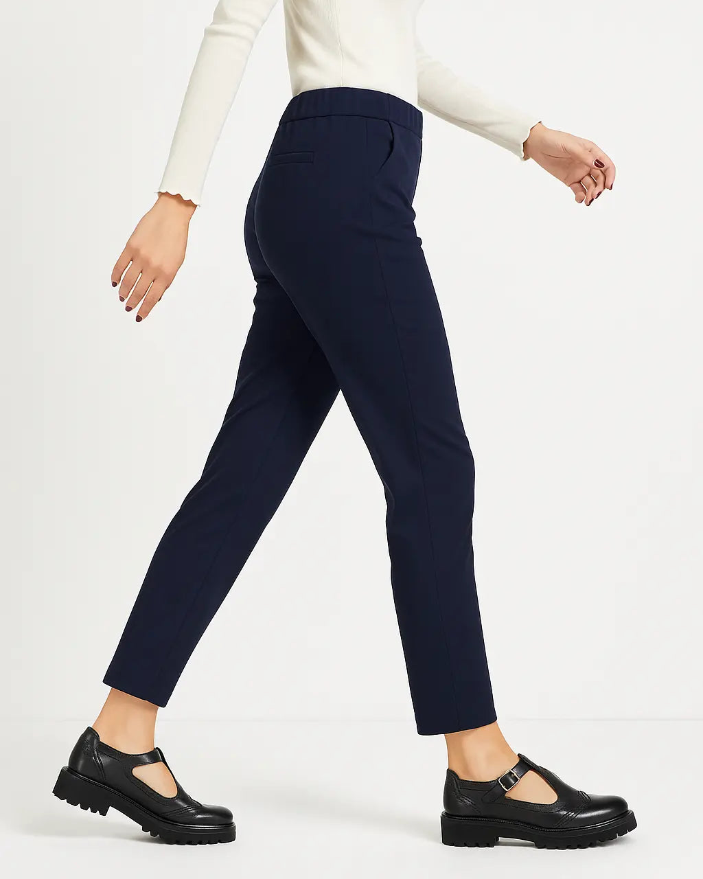 Pantalone elasticizzato gamba dritta DORABELLA