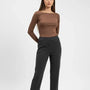 Pantalone elasticizzato gamba dritta DORABELLA