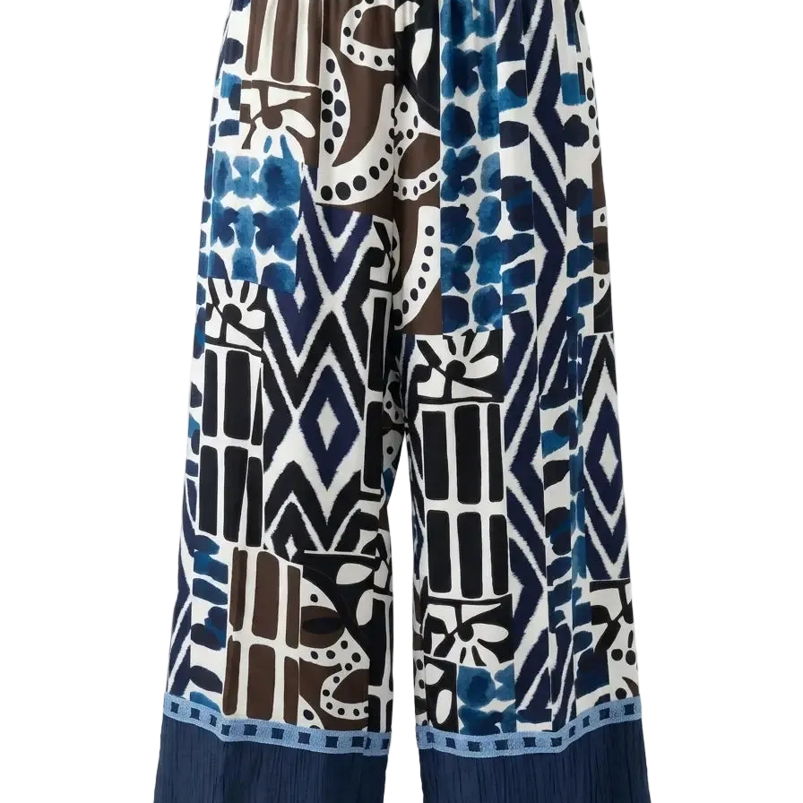 Pantalone fantasia astratta Dorabella