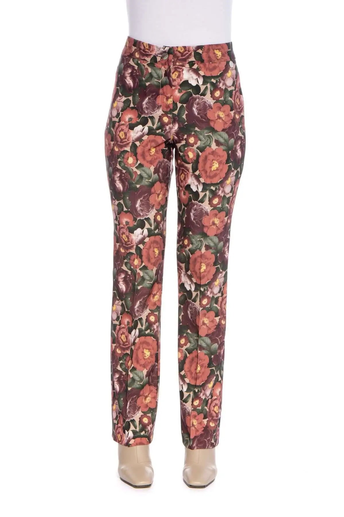 Pantalone fantasia floreale FANTASIA DORABELLA 52