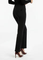 Pantalone comfy flare con vita elastica NERO DORABELLA