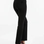 Pantalone comfy flare con vita elastica NERO DORABELLA