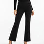Pantalone comfy flare con vita elastica NERO DORABELLA