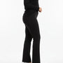 Pantalone comfy flare con vita elastica NERO DORABELLA