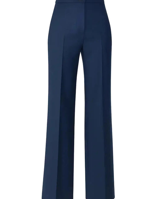 Pantalone flare in punto milano di viscosa DORABELLA
