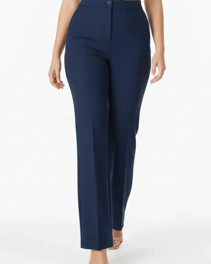 Pantalone flare in punto milano di viscosa DORABELLA