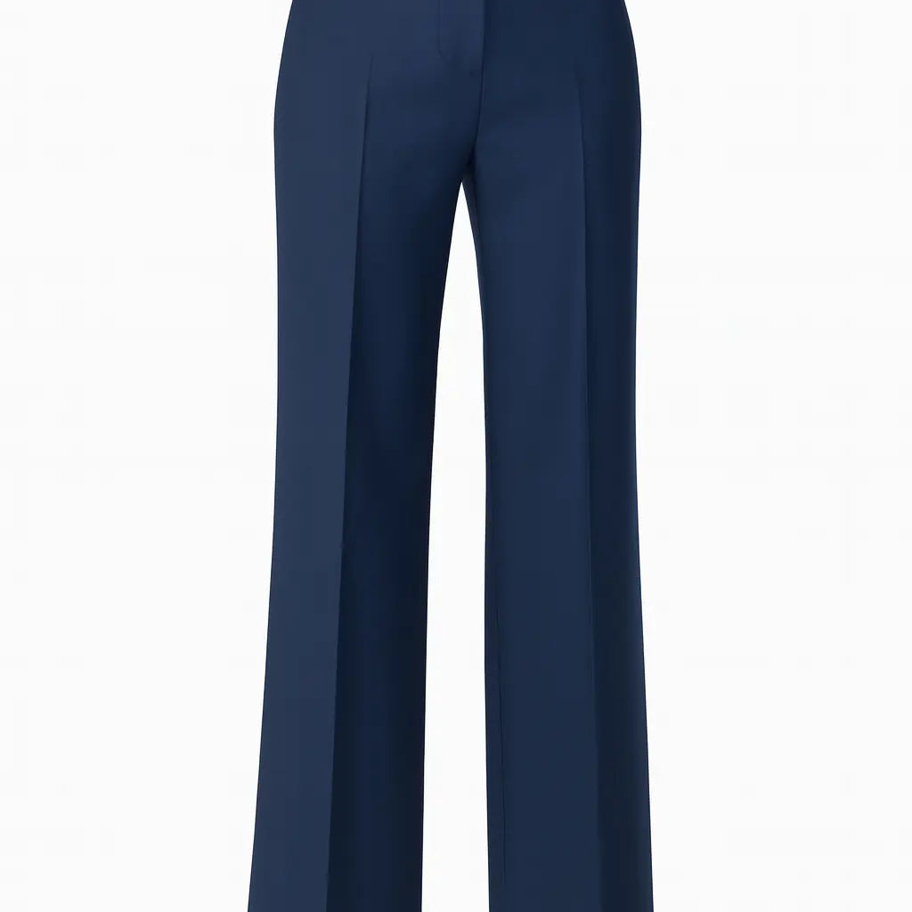 Pantalone flare in punto milano di viscosa DORABELLA