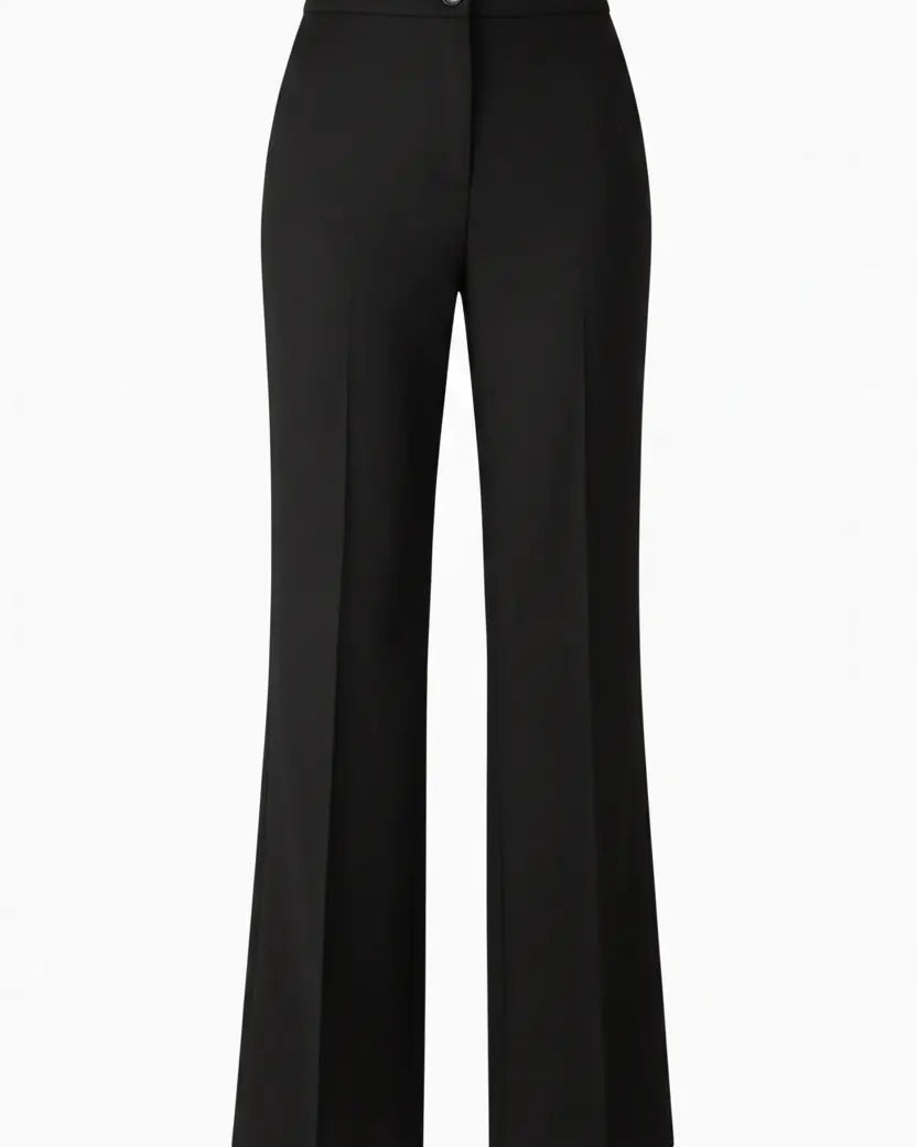 Pantalone flare in punto milano di viscosa DORABELLA