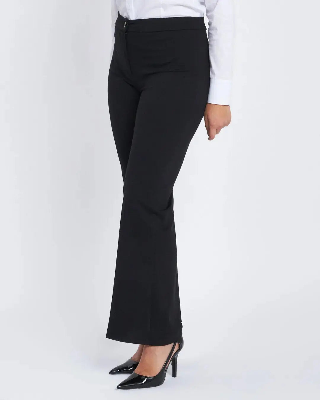 Pantalone flare in punto milano di viscosa DORABELLA