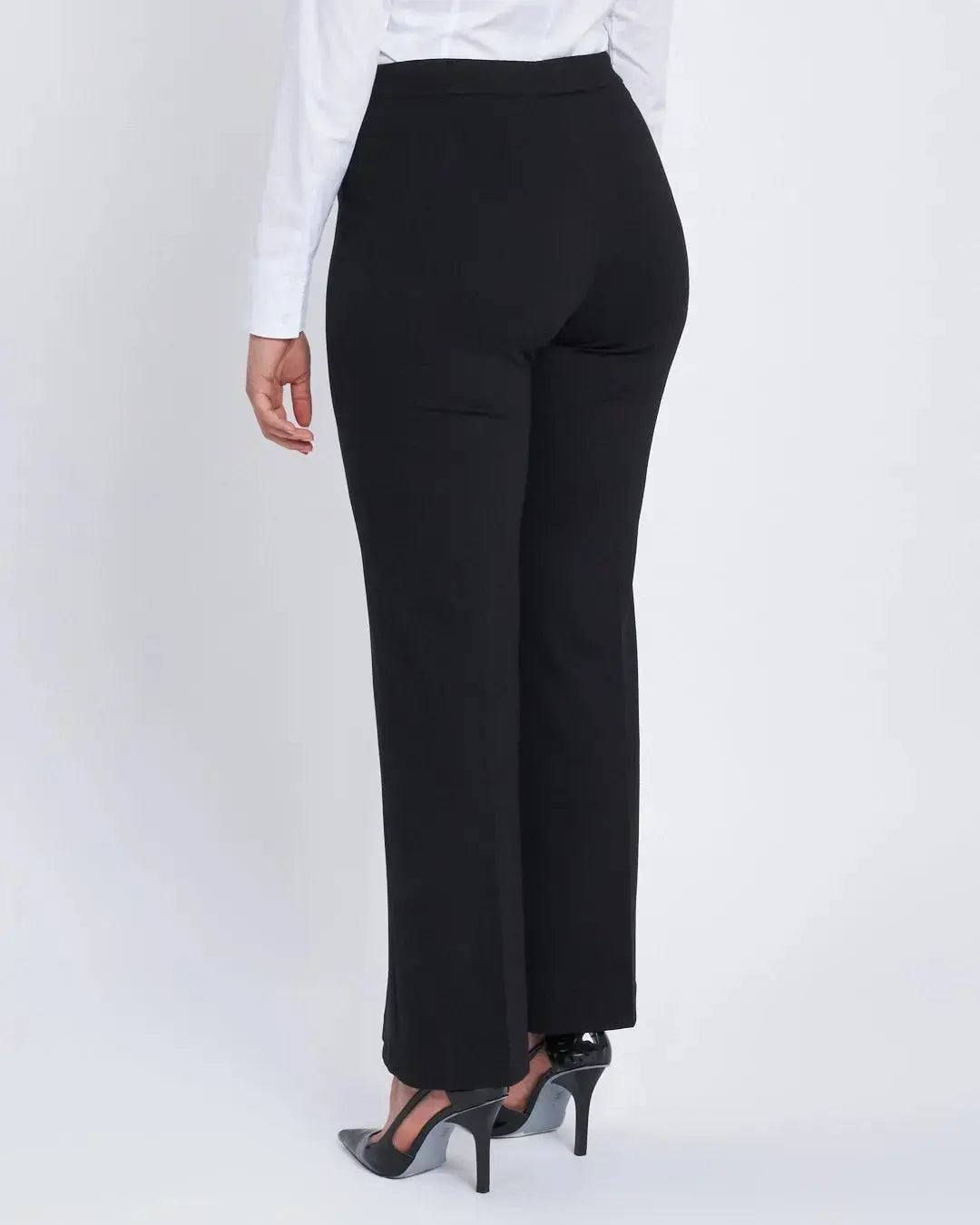 Pantalone flare in punto milano di viscosa DORABELLA