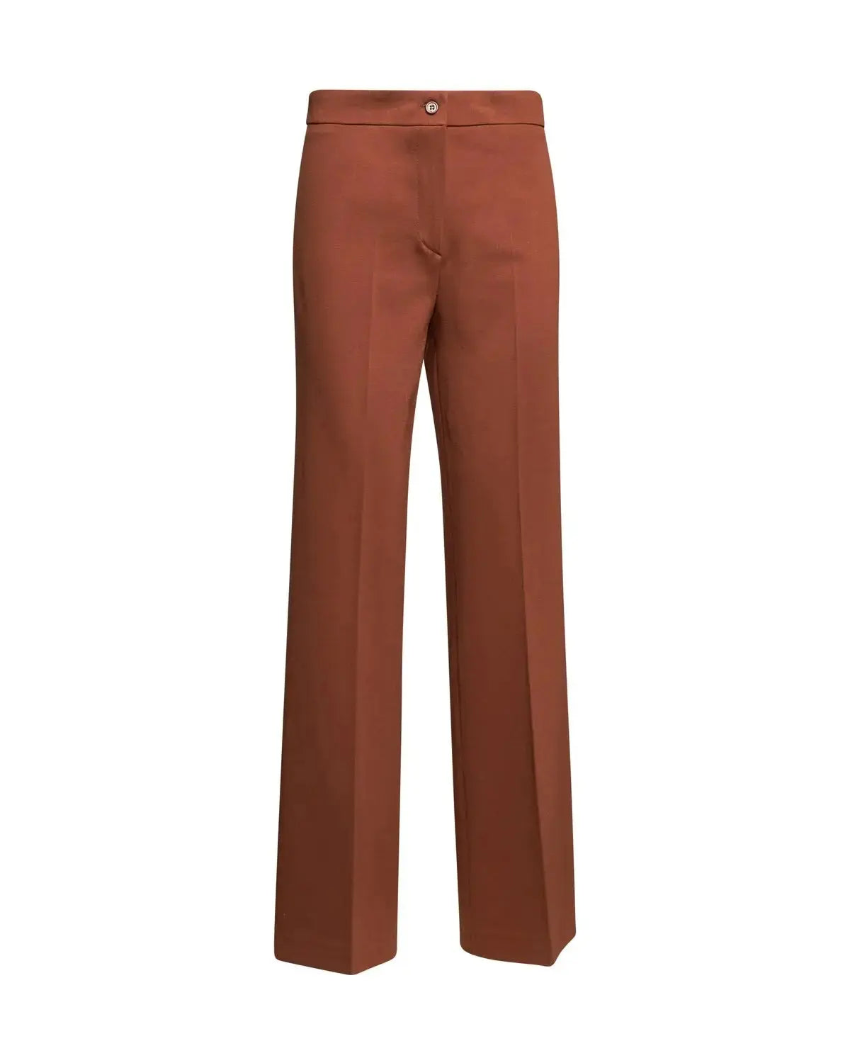 Pantalone flare in punto milano di viscosa DORABELLA