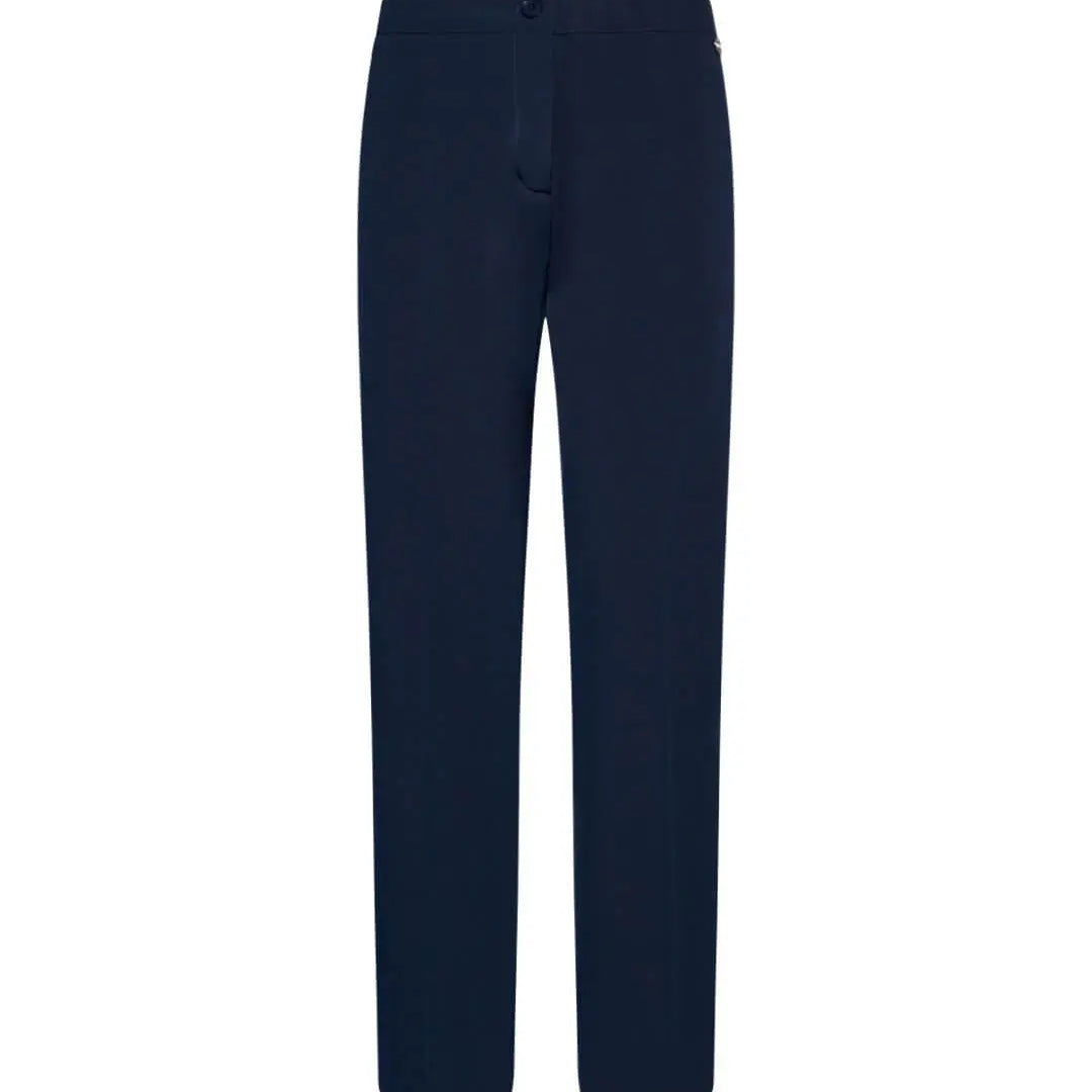 Pantalone fluido in cady BLU DORABELLA PIU' 49
