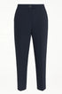 Pantalone gamba a sigaretta con bustino e bottone DORABELLA