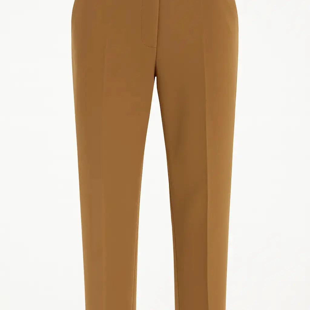 Pantalone gamba a sigaretta con bustino e bottone DORABELLA