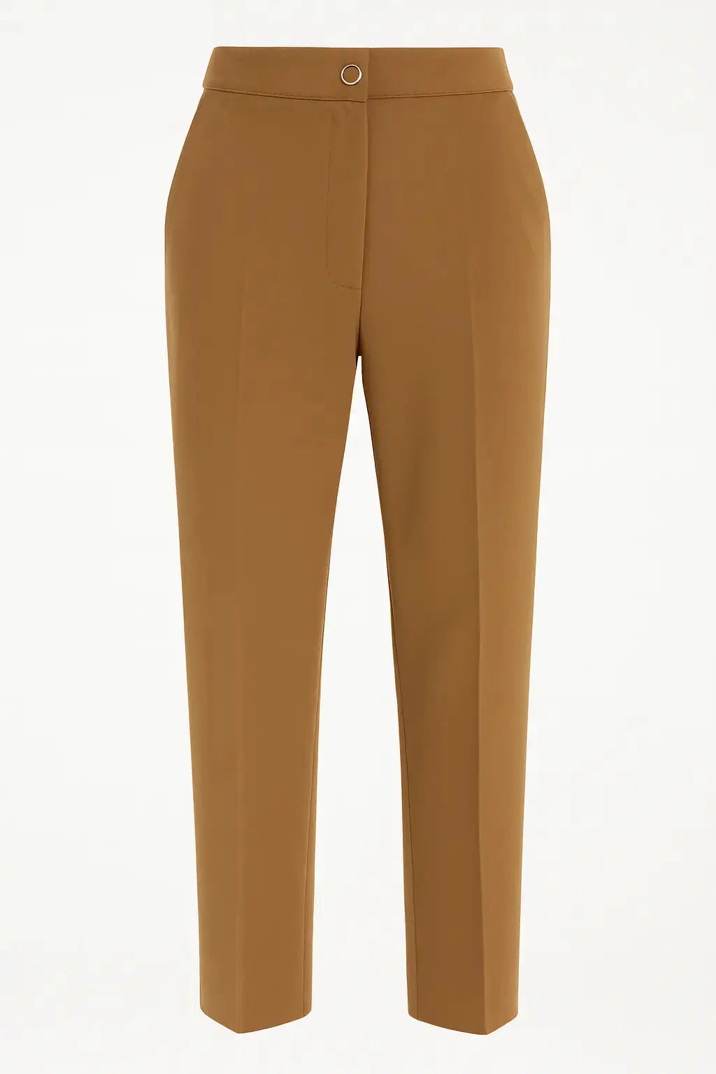 Pantalone gamba a sigaretta con bustino e bottone DORABELLA