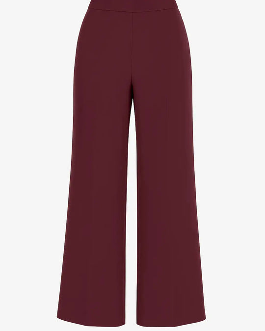 Pantalone gamba ampia a tinta unita DORABELLA PIU'
