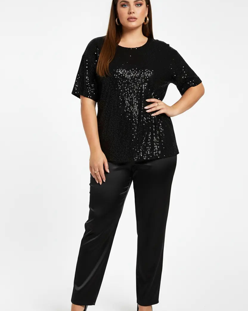 Pantalone gamba dritta DORABELLA PIU'