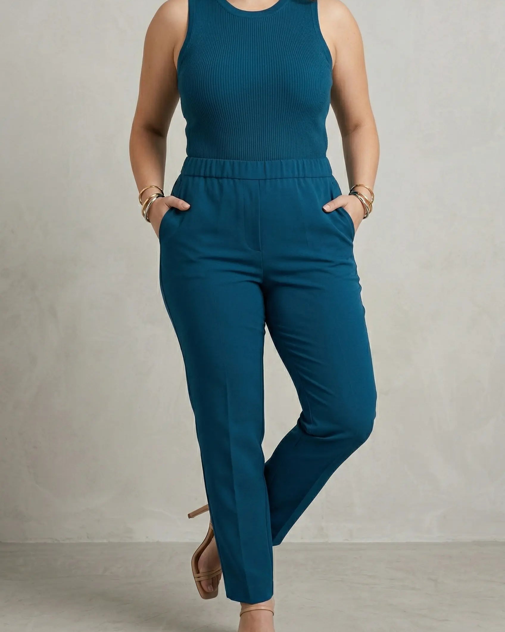 Pantalone gamba dritta DORABELLA PIU'