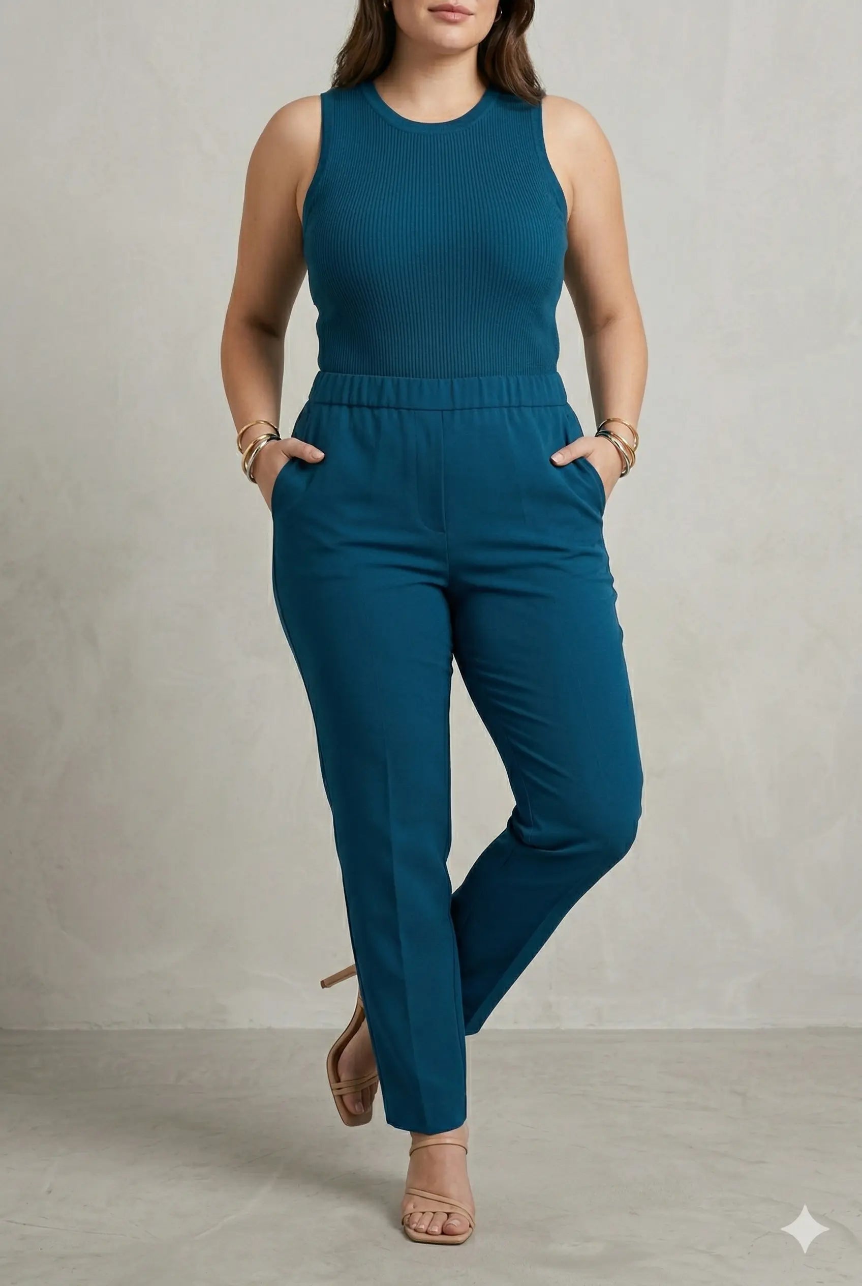 Pantalone gamba dritta DORABELLA PIU'