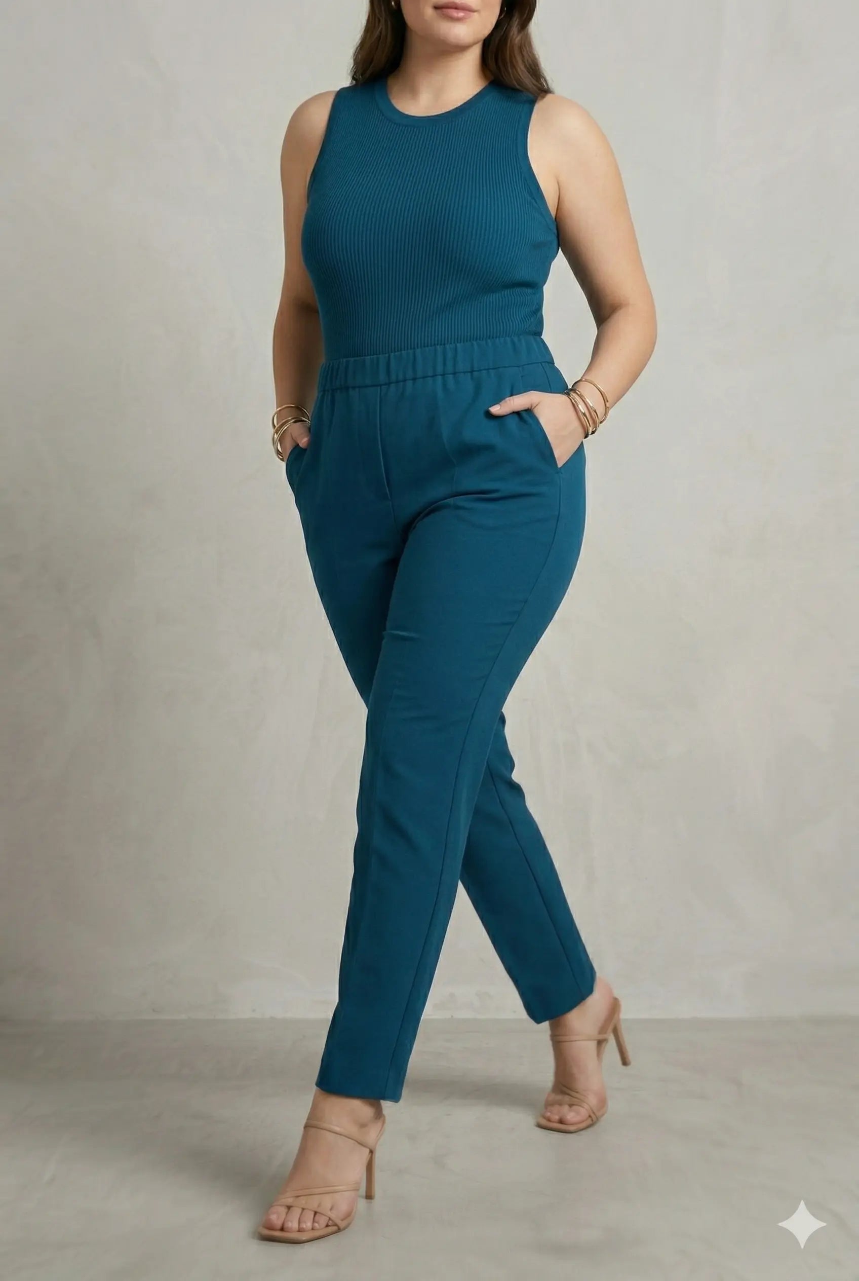 Pantalone gamba dritta DORABELLA PIU'