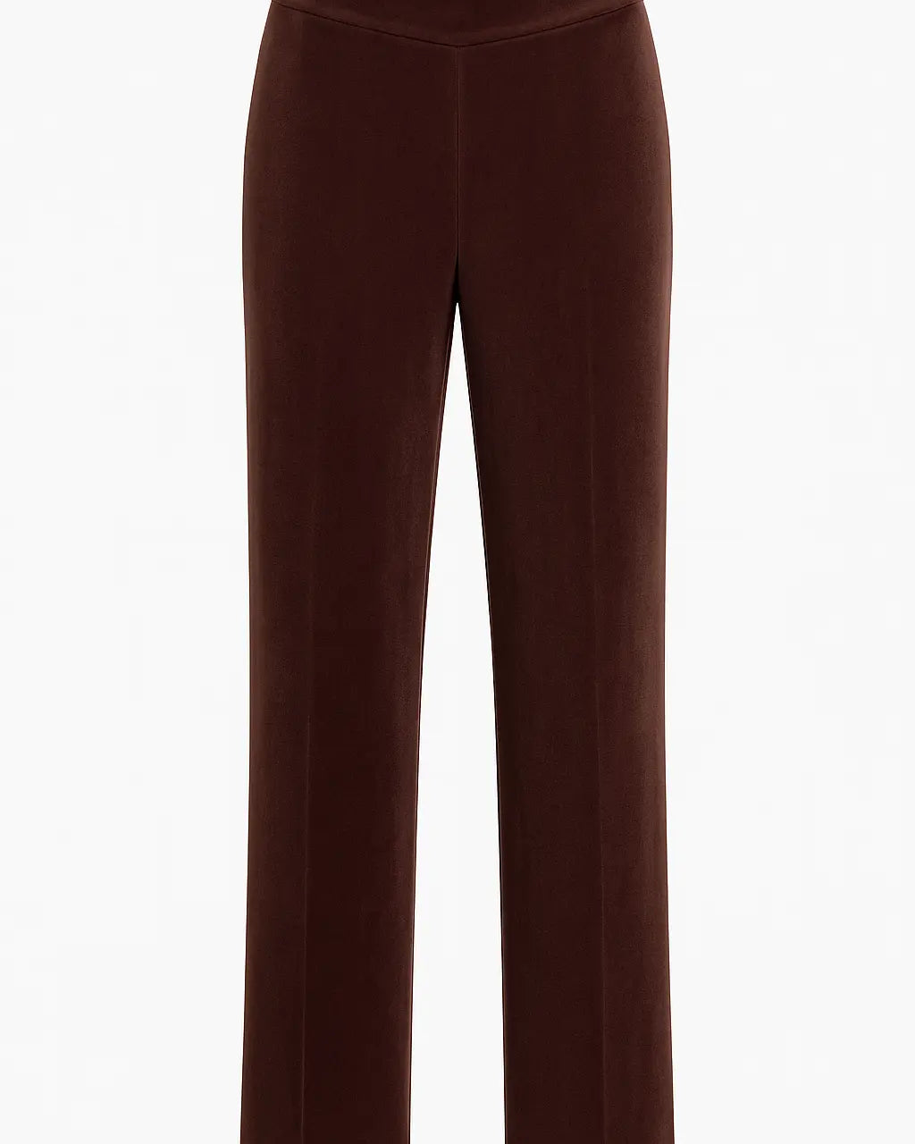 Pantalone gamba dritta con bustino elastico CIOCCOLATO DORABELLA PIU'