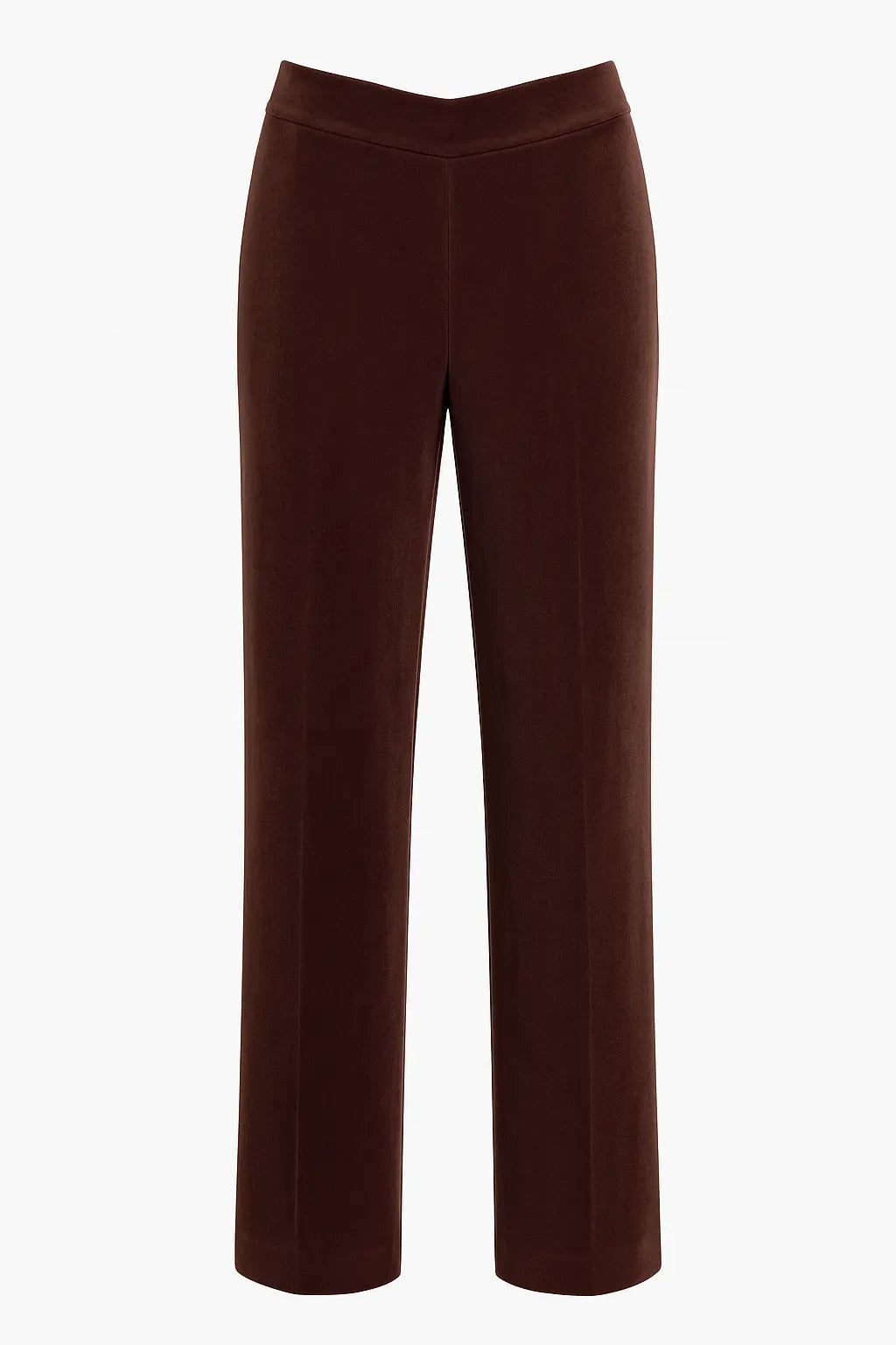 Pantalone gamba dritta con bustino elastico CIOCCOLATO DORABELLA PIU'