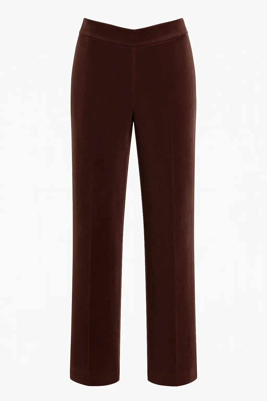 Pantalone gamba dritta con bustino elastico CIOCCOLATO DORABELLA PIU'