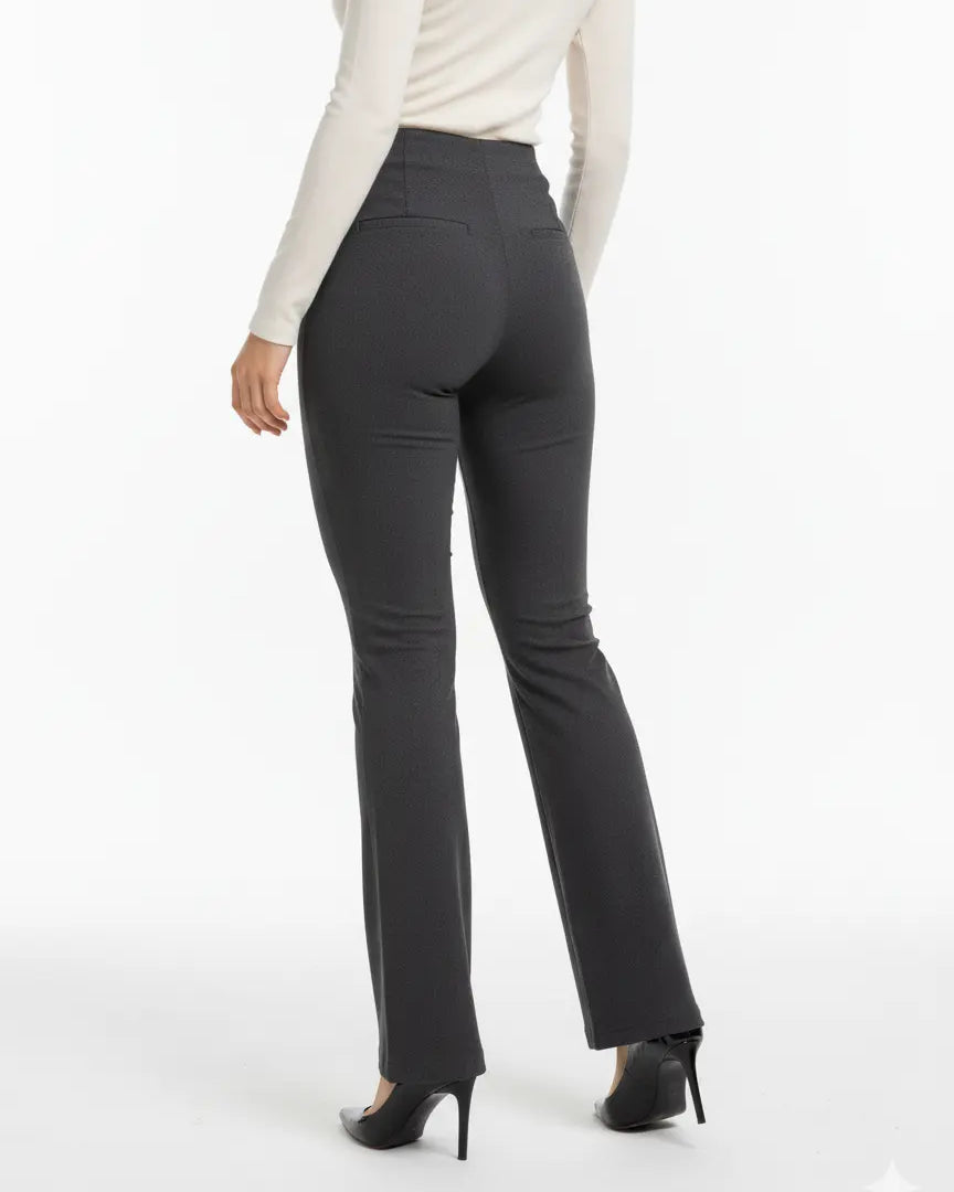 Pantalone gamba dritta con bustino elastico DORABELLA