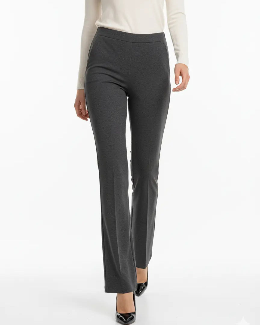 Pantalone gamba dritta con bustino elastico DORABELLA