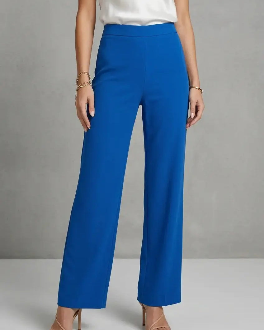 Pantalone gamba dritta e bustino elastico DORABELLA