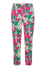 Pantalone gamba dritta in cady stampato DORABELLA