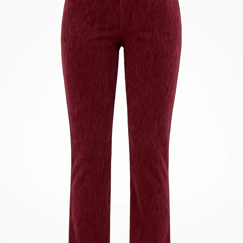 Pantalone gamba dritta in ciniglia DORABELLA PIU'