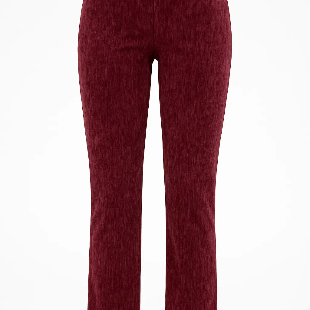 Pantalone gamba dritta in ciniglia DORABELLA PIU'