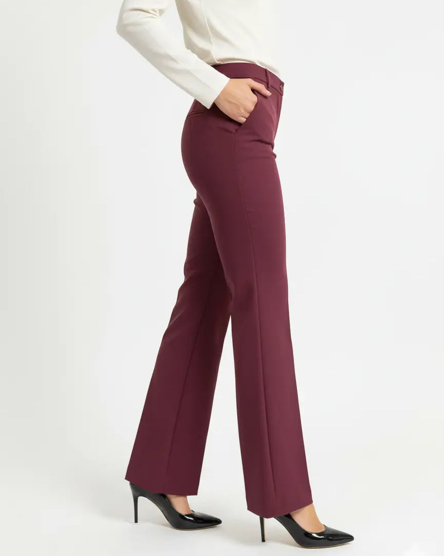 Pantalone gamba dritta in tinta unita DORABELLA