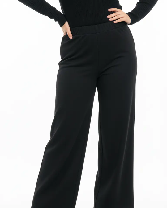 Pantalone gamba dritta in tinta unita DORABELLA PIU'