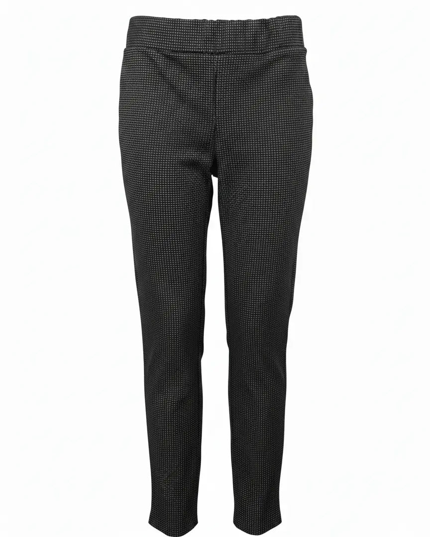 Pantalone gamba dritta micro pois DORABELLA