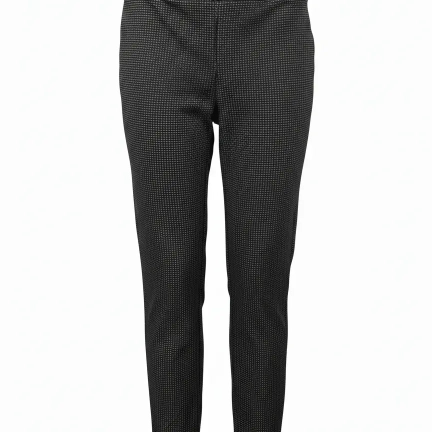 Pantalone gamba dritta micro pois DORABELLA