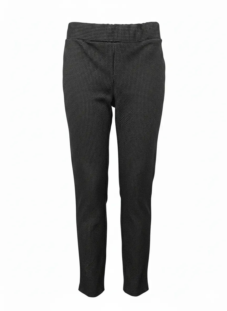 Pantalone gamba dritta micro pois DORABELLA