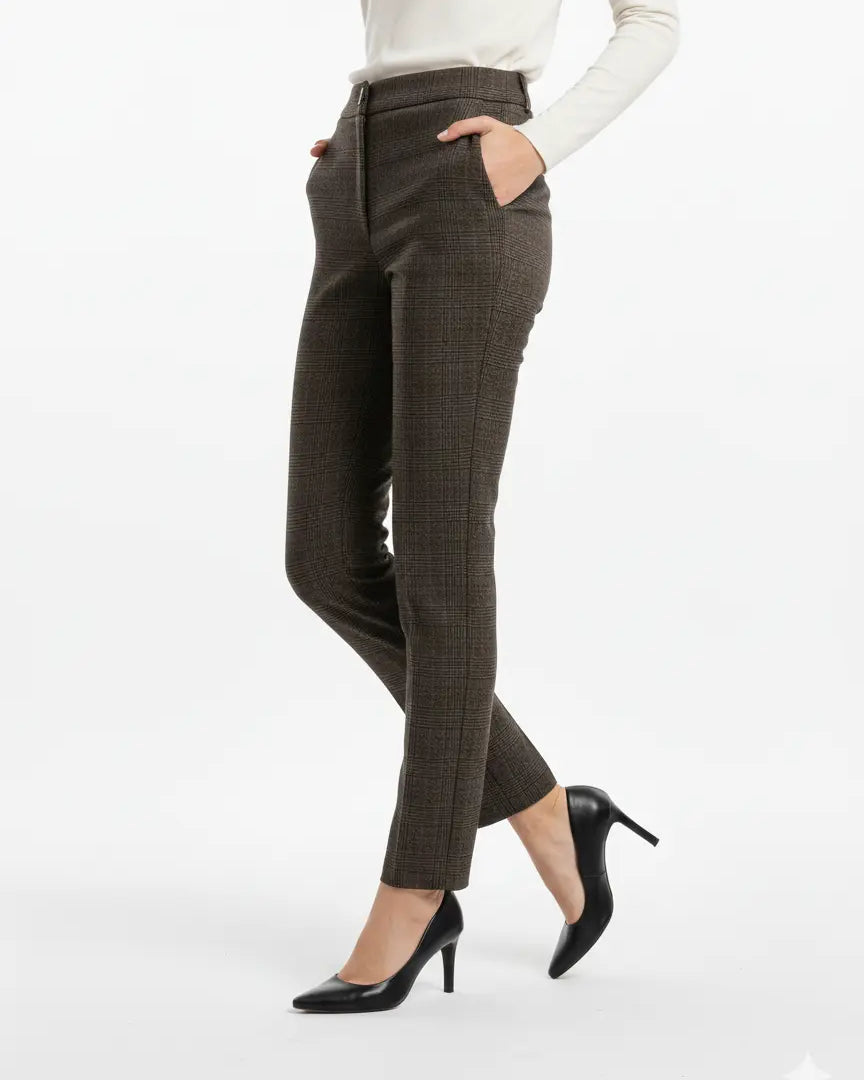 Pantalone gamba dritta principe di Galles DORABELLA