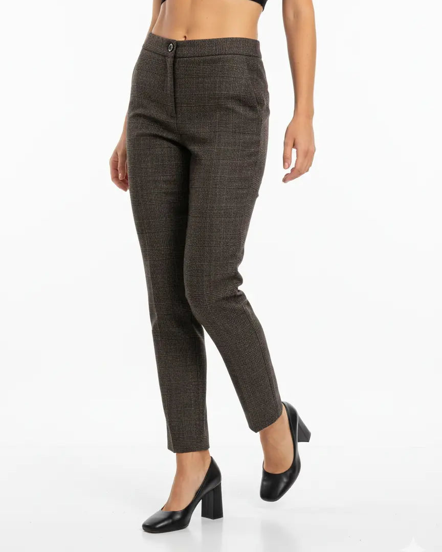 Pantalone gamba dritta principe di Galles DORABELLA