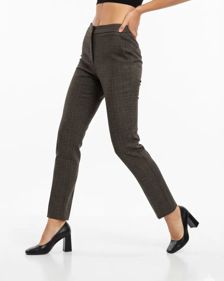 Pantalone gamba dritta principe di Galles DORABELLA